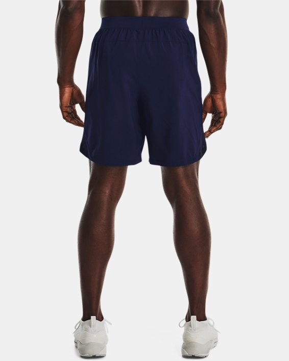 Men's UA Launch Run 7" Shorts, Navy, pdpMainDesktop image number 1